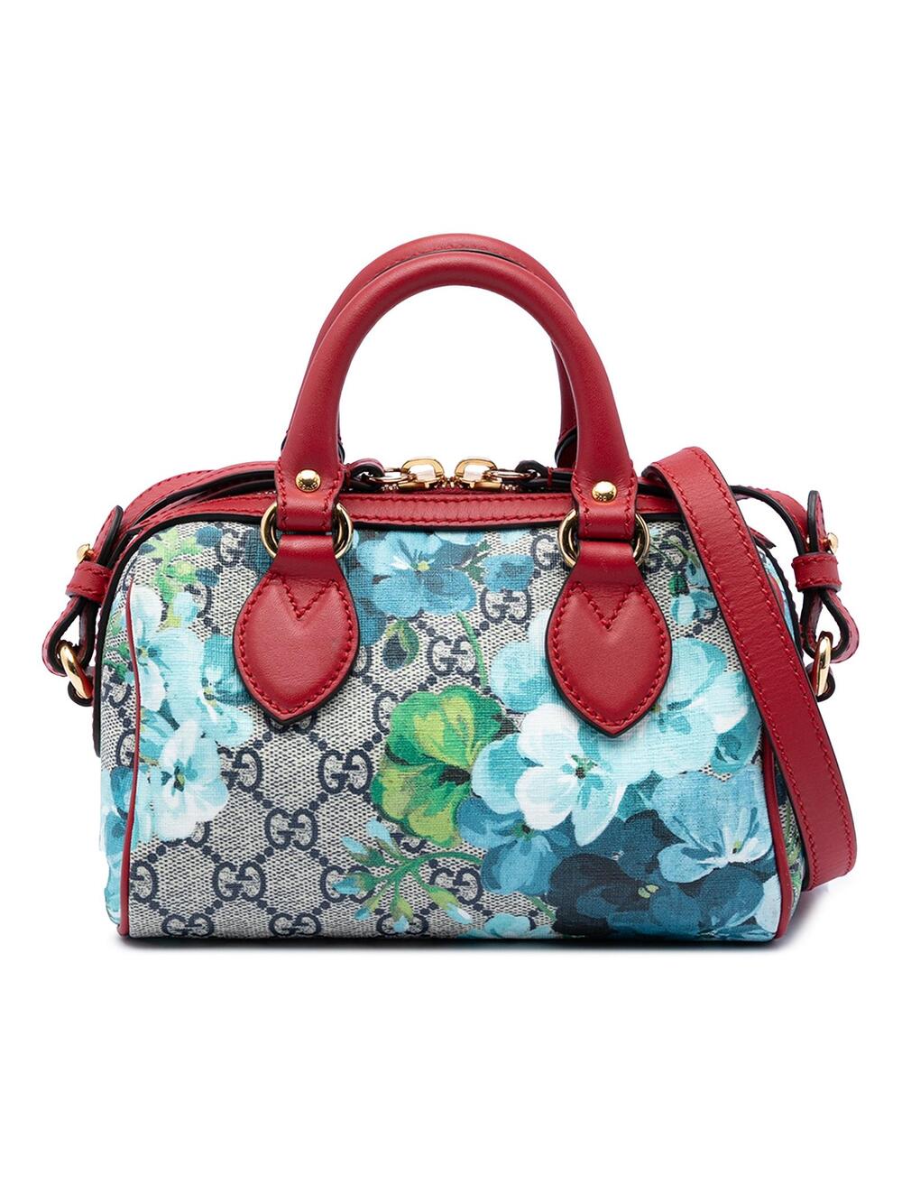 Gucci Mini Gg Supreme Blooms Boston Bag #351547G83B